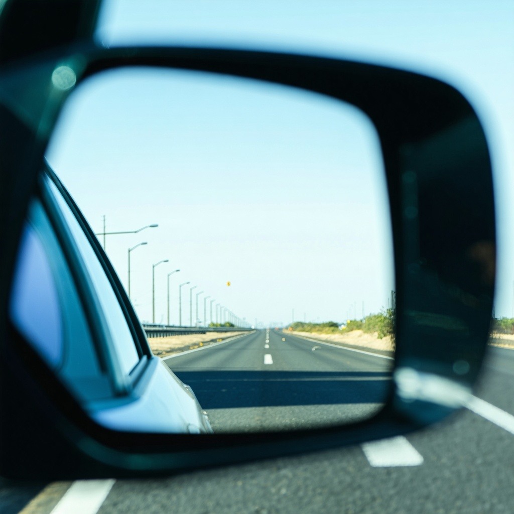a rearview mirror-1